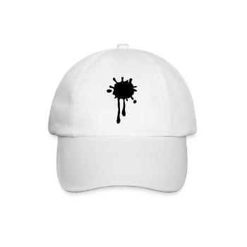 fleck_kecks__f1 - Baseballkappe - Weiß/Weiß - Vorne