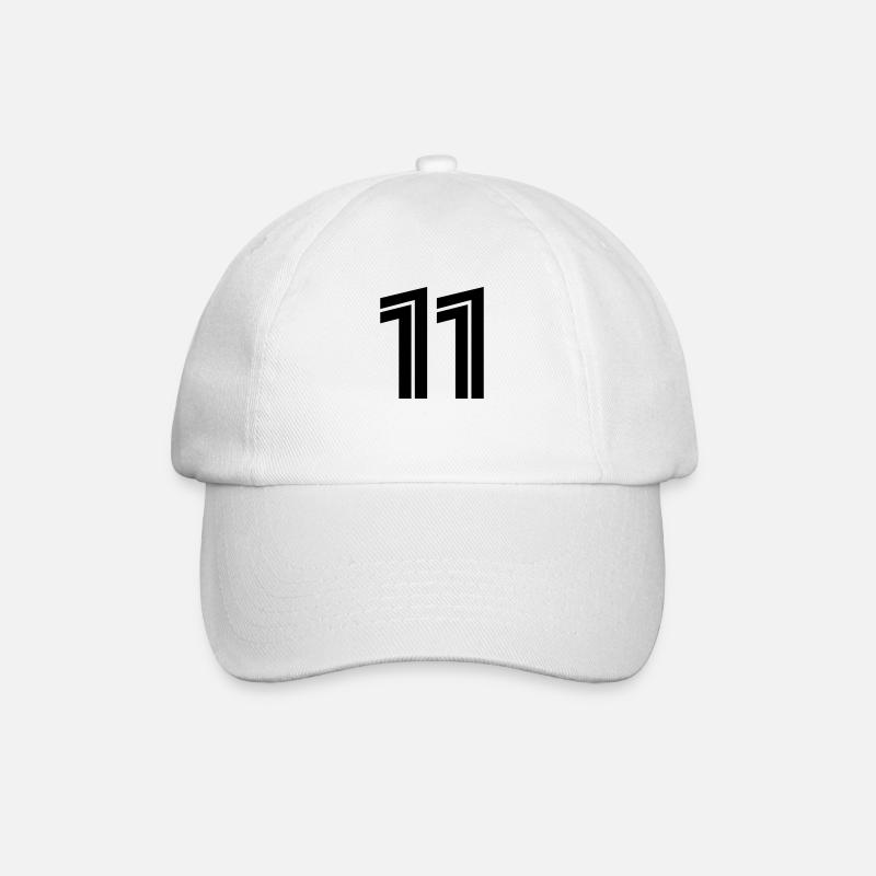 11 - Casquette classique - blanc/blanc