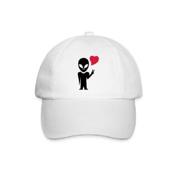 alien_love - Casquette classique - blanc/blanc - Devant