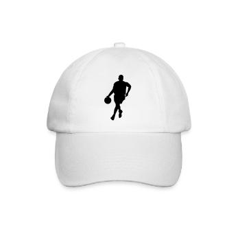 Basketball - Baseballkappe - Weiß/Weiß - Vorne