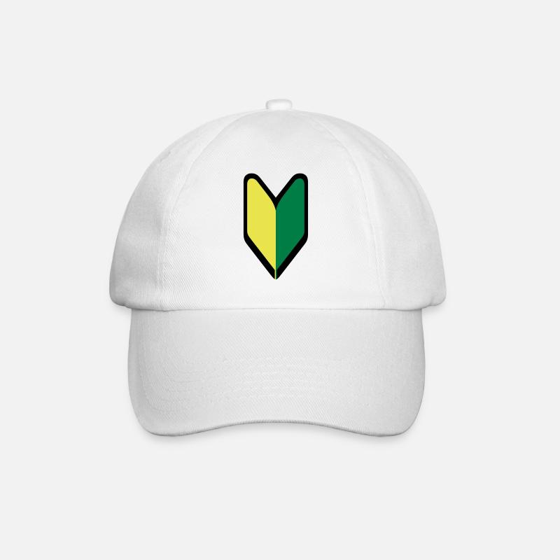 Wakaba Shoshinsha Mark - Baseballkappe - Weiß/Weiß