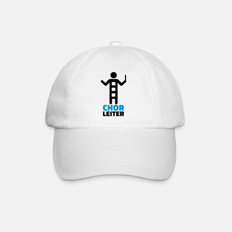 Chor - Baseballkappe - Weiß/Weiß