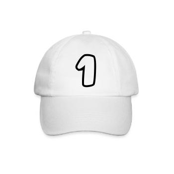1 - Casquette classique - blanc/blanc - Devant
