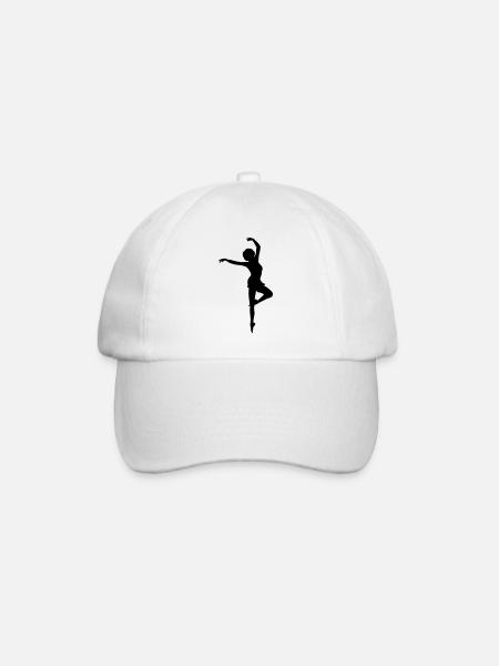 Dancing Girl 2 - Baseballkappe - Weiß/Weiß