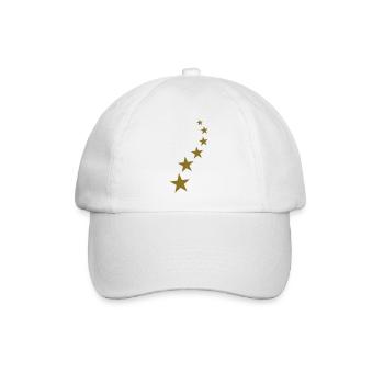 six_stars - Baseball Cap - white/white - Front
