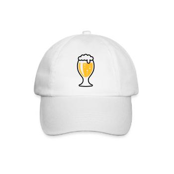 XSnice bulbeuse (2 couleurs) - Casquette classique - blanc/blanc - Devant