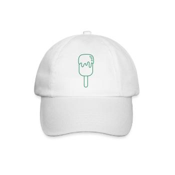 Crème glacée goutte à goutte - Casquette classique - blanc/blanc - Devant