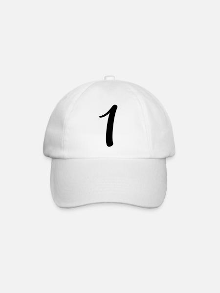 1 - Casquette classique - blanc/blanc
