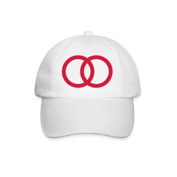 kreise - Baseballkappe - Weiß/Weiß - Vorne