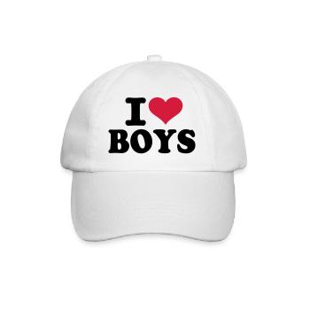 Boys - Baseball Cap - white/white - Front