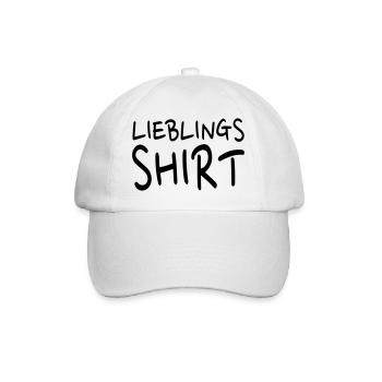 lieblings Shirt - Baseballkappe - Weiß/Weiß - Vorne