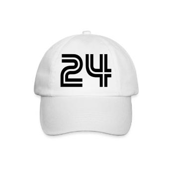 Retour numéro 24 - Casquette classique - blanc/blanc - Devant