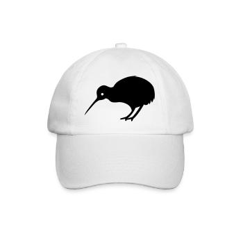kiwibird - Baseball Cap - white/white - Front