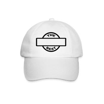 Logo à personnaliser - Casquette classique - blanc/blanc - Devant