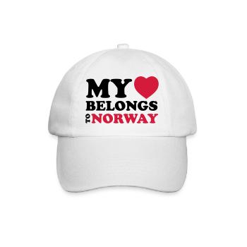 MHBT NORWAY - Casquette classique - blanc/blanc - Devant
