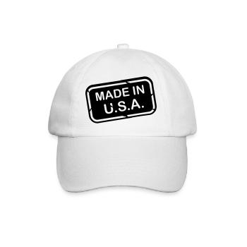 made_in_usa_1f1 - Casquette classique - blanc/blanc - Devant