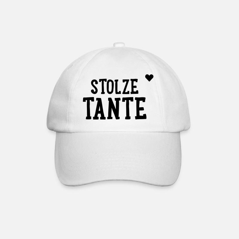 Stolze Tante - Baseballkappe - Weiß/Weiß