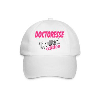 Docteur / Infirmier / Kiné / Médecin / Doctoresse - Casquette classique - blanc/blanc - Devant