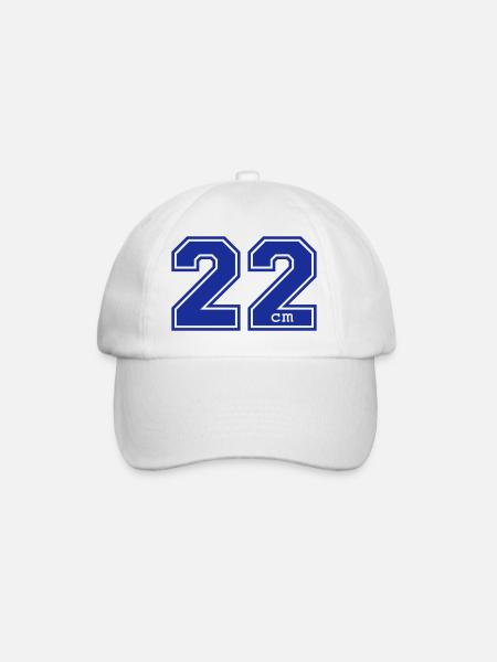 22 - Baseballkappe - Weiß/Weiß