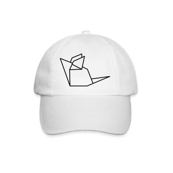 Mouse mouse origami - Baseball Cap - white/white - Front