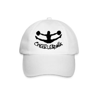 Cheerleading, Cheerleader - Baseball Cap - white/white - Front
