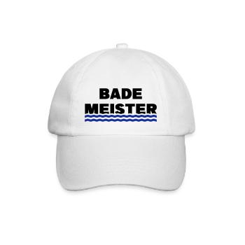Bademeister - Baseballkappe - Weiß/Weiß - Vorne