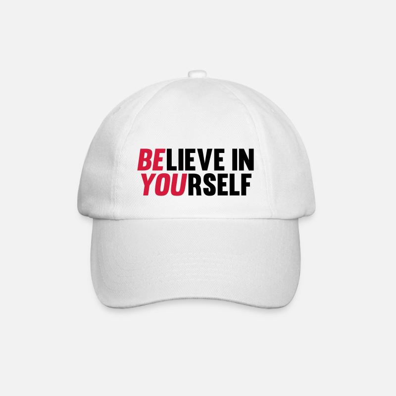 Believe in Yourself - Casquette classique - blanc/blanc