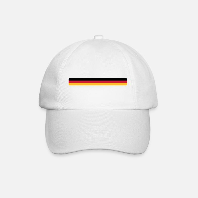 Deutschland - Baseball Cap - white/white