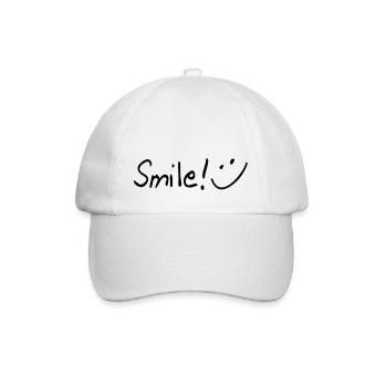 smile - Casquette classique - blanc/blanc - Devant