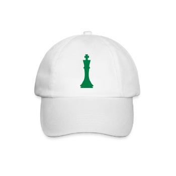Chess King - Baseball Cap - white/white - Front