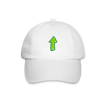 Arrow Character Symbol - Baseball Cap - white/white - Front