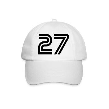Retour numéro 27 - Casquette classique - blanc/blanc - Devant