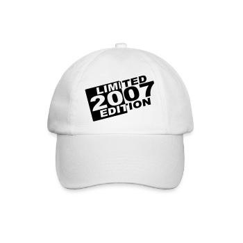 year 2007 limited edition - Baseball Cap - white/white - Front