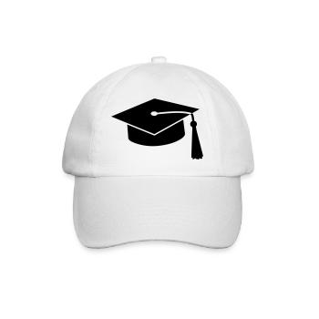 graduation hat v2 - Casquette classique - blanc/blanc - Devant