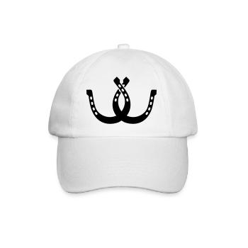 lucky - Baseball Cap - white/white - Front