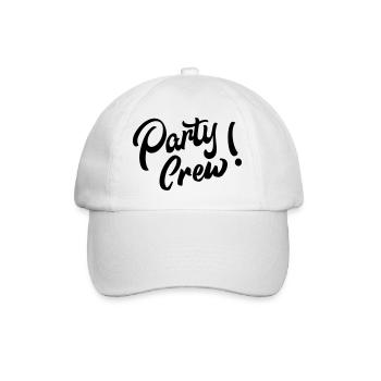 Party Crew - Baseball Cap - white/white - Front