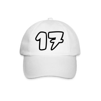 17 - Baseball Cap - white/white - Front