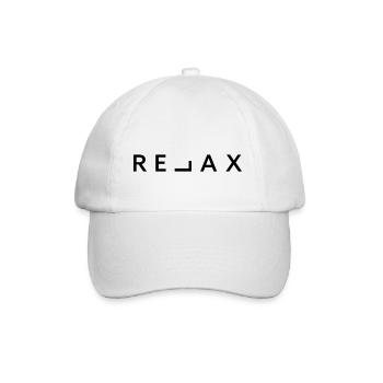 Relax - Baseball Cap - white/white - Front