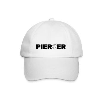 Piercer Piercingring Septum - Baseballkappe - Weiß/Weiß - Vorne