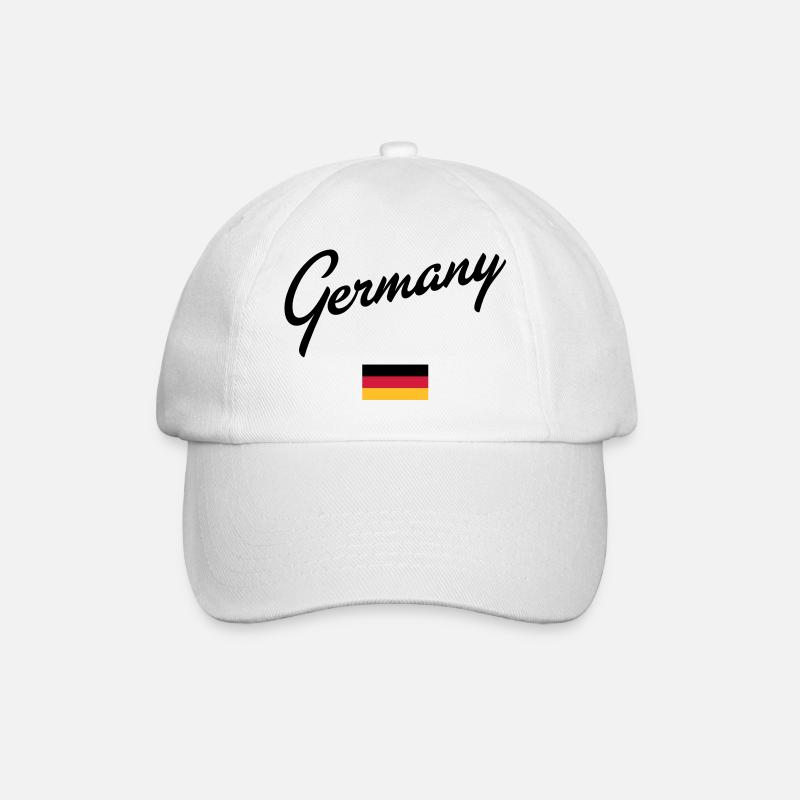 Germany - Baseballkappe - Weiß/Weiß