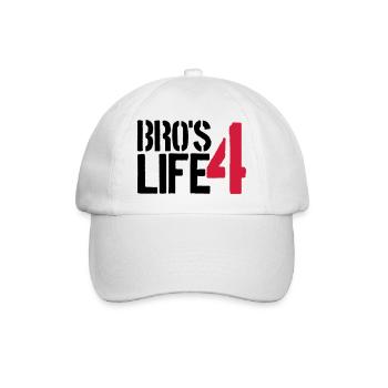 Cool Bros 4 Life Logo - Casquette classique - blanc/blanc - Devant