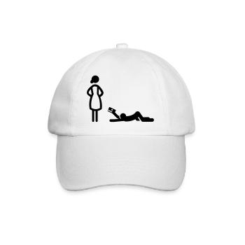 Hochzeit - Baseballkappe - Weiß/Weiß - Vorne