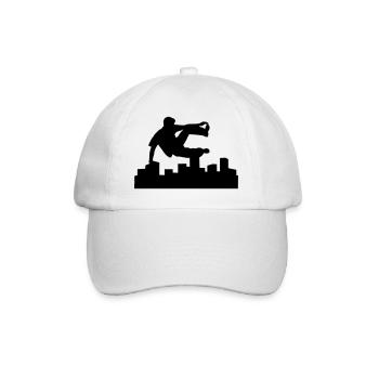 Freerunning, free running, free runner - Baseball Cap - white/white - Front