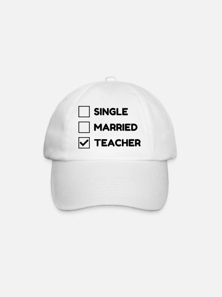 Lehrer / Professor / Schule / Lehrerin / Kind - Baseballkappe - Weiß/Weiß