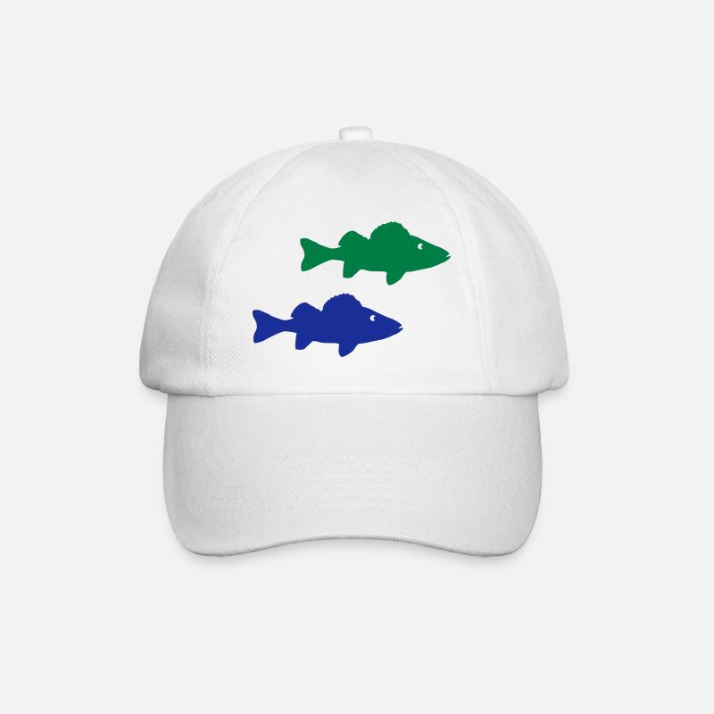 Poissons - Casquette classique - blanc/blanc