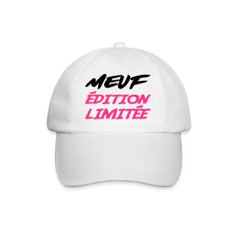 MEUF édition limitée - Casquette classique - blanc/blanc - Devant