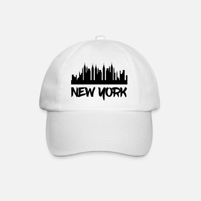new york - Baseballkappe - Weiß/Weiß