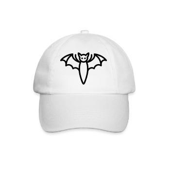Contour de chauve-souris mystique pour Halloween - Casquette classique - blanc/blanc - Devant