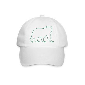Bear - Baseball Cap - white/white - Front