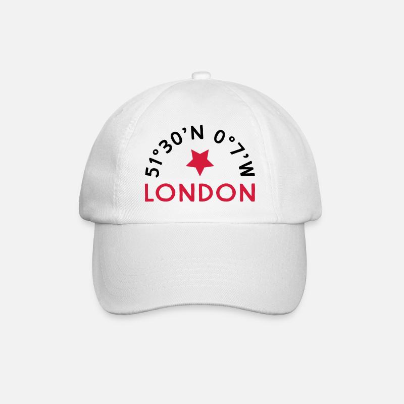 Londres - Casquette classique - blanc/blanc